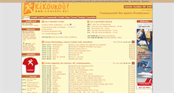 Desktop Screenshot of kikourou.net