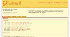 Desktop Screenshot of nord.kikourou.net