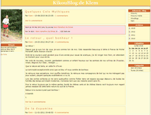 Tablet Screenshot of klem.kikourou.net